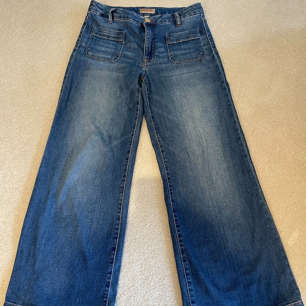 Kut from the Kloth Meg Size 6 Wide Leg High Rise